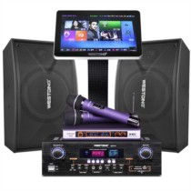 威斯汀Westding 118點歌機套裝評測 專業卡包設備打造家庭KTV高性價比之選